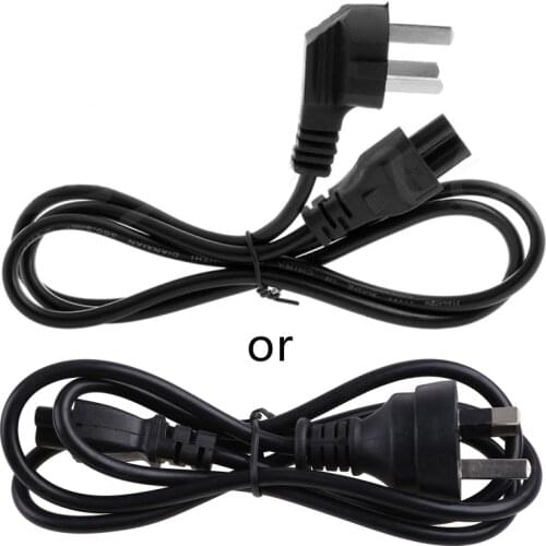 Tablet-OOTDTY US/UK/EU/AU Plug 3-Pin AC Power Cord Cable For Dell Laptop Lenovo ThinkPad IBM-sata to usb