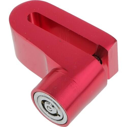 Anti-Theft Sercurity Disc Brake Lock for Scooter Bicycle Motorcycle Red