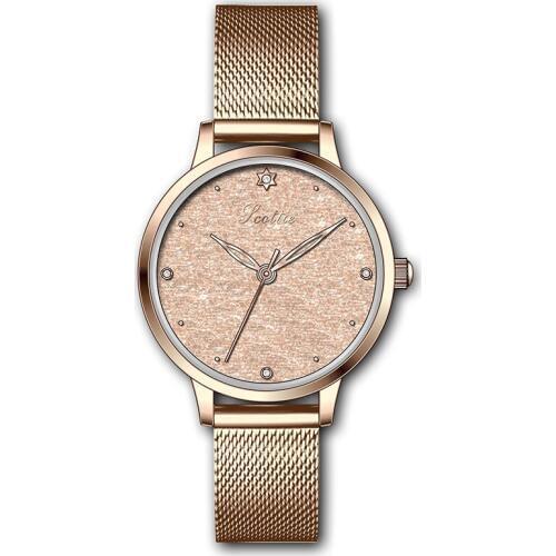 Scottie Luxury Fashion Woman Bracelet Watch Casual Waterproof Quartz Ladies Dress Watches Gift Lover Clock Relogio Feminino