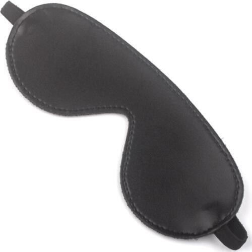 PU Leather Sex Mask Blindfold BDSM Sexy Eye Mask comfortable Sleeping Flirt adult Sexy Toy sex games for married couples