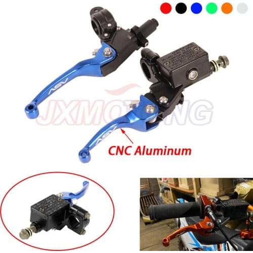 CNC Folding Brake Lever ASV Clutch Lever With Front Pump Fit Motorcycle Dirt Bike Motocross Off Road CRF KLX YZF RMZ