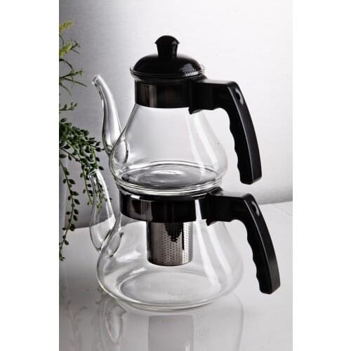 Glass Teapot 2.25 Lt transparent model kitchen mother teapot tea coffee tea maker kettle