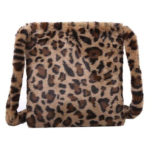 Leopard Print Crossbody Bags for Women Shoulde Bag Tote Bag Large Capacity Shoulder Messenger Bag Female Crossbody Handbag Pouch