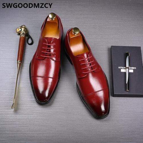 Oxford Shoes For Men Leather Shoes Men Classic Shoes Men Zapatos De Hombre Italiano Chaussure Homme Mariage Calçado Masculino