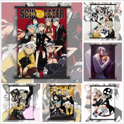 Home Decoration Soul Eater Anime Manga Japan Anime Hanging Cool Poster Canvas Wall Art Print Modern Painting Scroll Living Room