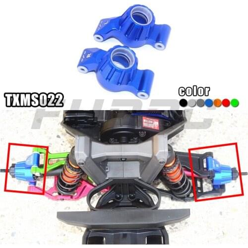 RC Model Car GPM Parts 1/10 MAXX Upgrade Accessories Aluminum Alloy Rear Cup Rear Axle Base Fixed Mount Holder TXMS022