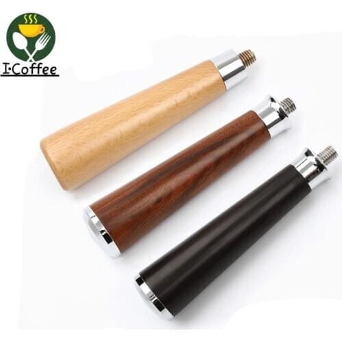 Multi Color Coffee Handle Solid Wood / Plastic Coffee Appliance Italian Simple Handle Accessories