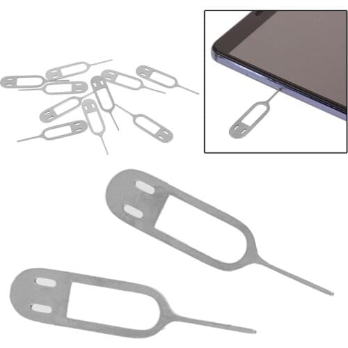 10pcs SIM Card Tray Removal Eject Pin Key Tool Needle