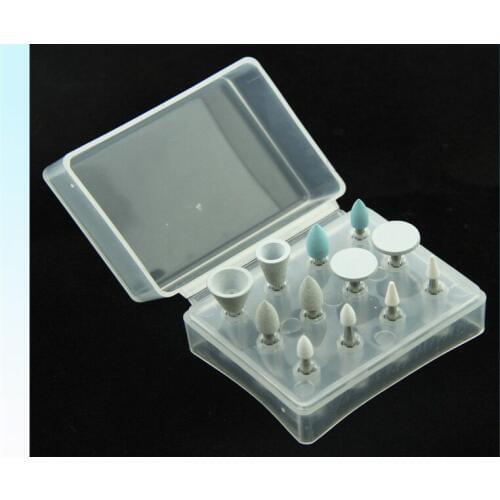 12 Pieces/set Dental Diamond Polishing Burs Drills for Dental Composite and Polish RA Clinic Kit