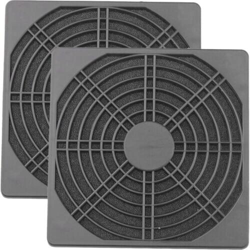2 Pcs Dustproof Blower Guard ABS Computer Ventilator Grill 120mm Fan Filter Fan Mesh Cover Tool-Free Fan Strainer