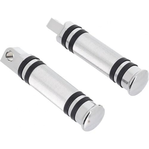 2Pcs Pedal Knurling Shape Comfort Aluminium Motorcycle Footrest Footpeg for 883/Dyna/Softail/Fat Boy Motocycle Accessories