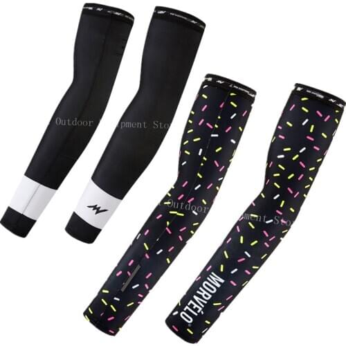 2 PCS Arm Warmers Cool Men Sport Cycling Running Bicycle UV Sun Protection Cuff Cover Protective Arm Sleeve Bike Sleeves