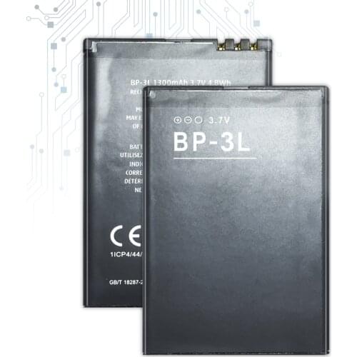 BP-3L Replacement Battery For NOKIA Lumia 710 610 303 3030 510 603 610C 1300mAh BP 3L BP3L +Tracking Number