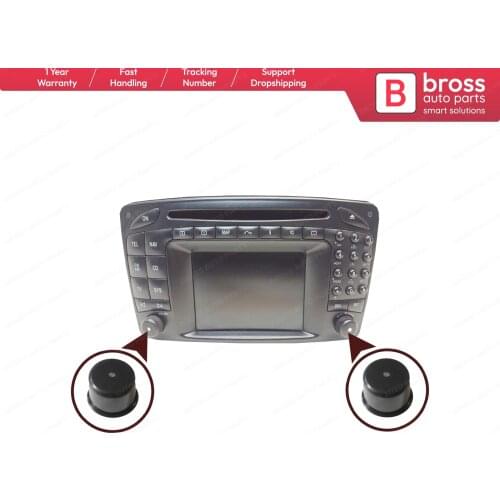 Bross BDP913 RADIO/NAVI COMAND 2.0 E VOLUME PLASTIC BUTTON 2038209689, 2038209189 for W639 W203 W209 W210 W208 W163 R230 SL
