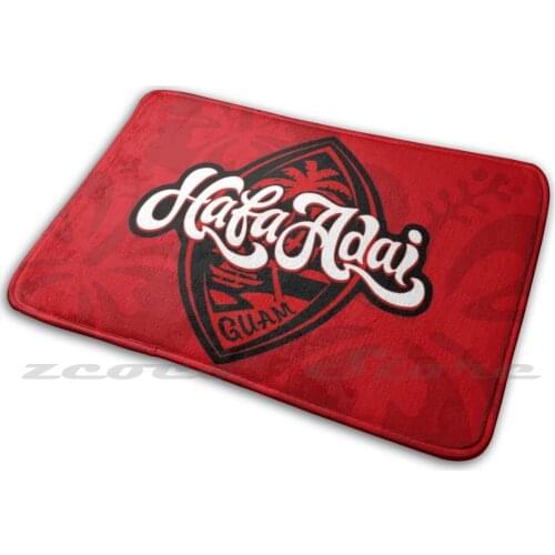 Hafa Adai Guam Seal Mask Soft Non-Slip Mat Rug Carpet Cushion Hafa Adai 671 Pacific Islanders Guam Guamanian Chamorro Guam Flag