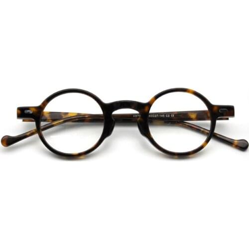 Retro Round Acetate Glasses Frames High Quality Men Women Optical Fashion Computer Glasses 50248