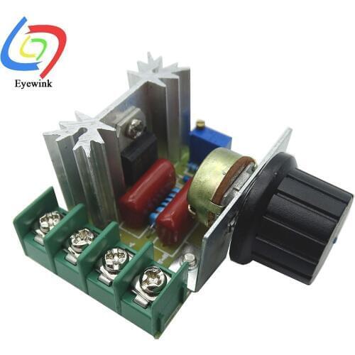 New AC 220V 2000W SCR Voltage Regulator Dimming Dimmers Speed Controller Thermostat