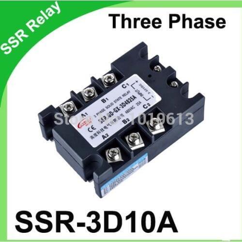 Factory Supply ssr 10da relay three phase SSR (DC-AC)