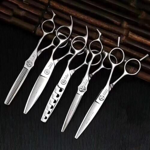 [Boss favorite] Professional Haircut Hairdressing Flat Cut Trace Tooth Scissors Tool Set Salon Haircut Hairdressing Scissors