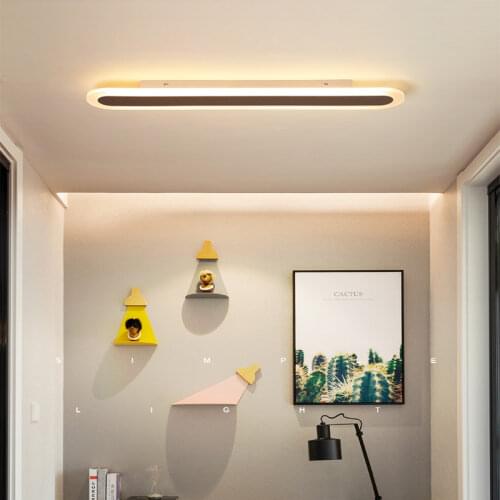 Aisle lights LED Ceiling Lamp RC Three Color Dimming Morden Lighting Fixture Ceiling Lights for Bedroom Balcony Factory direct