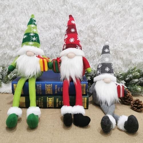 Christmas Decorations For The Faceless Old Man Rudolph Doll Window Display Christmas Supplies Navidad рождество Happy New Year