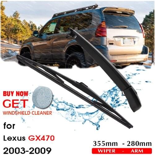 Car Wiper Blade Rear Back Window Windscreen Windshield Wipers Auto Accessories For Lexus GX470 Hatchback 355mm 2003-2009