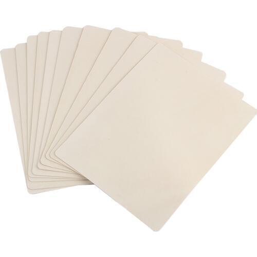 YILONG 5PCS Tattoo Practice Skin Sheet Blank Plain for Tattoo Needle Machine Supply Kit 20 x 15cm - pmu microblading
