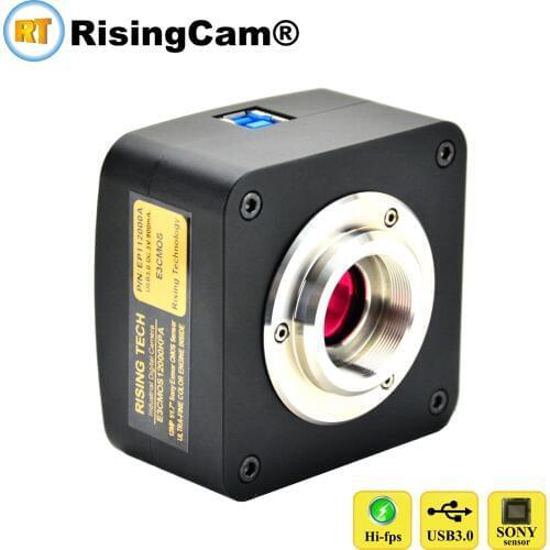 High Sensitivity 60fps 9.0MP SONY IMX305 USB3.0 Fluorescent Microscope Camera for darkfield and Fluorescence microscope