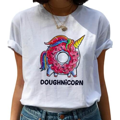 Unicorn Kawaii Harajuku 90s T Shirt Women Cute Unicornio Funny T-shirt Ullzang Graphic Tshirt Grunge Korean Style Top Tee Female