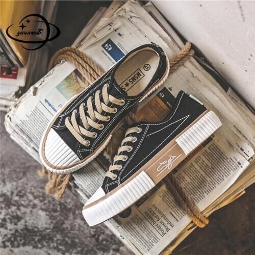 35-40 Womens Vulcanize Shoes Female Spring Autumn Canvas Shoes Lace-up Fashion Casual Breathable Wear-resisting Ladies Shoes H36