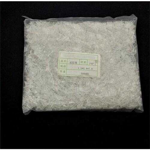 1Pack 5000Pcs Plastic Compression Sleeves for Rimless Glasses Accessories Tools