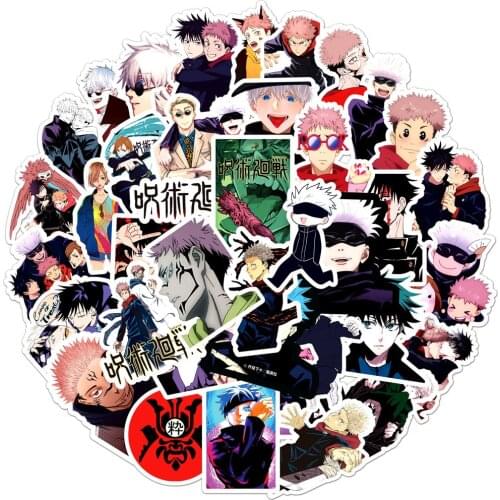 10/30/50pcs Jujutsu Kaisen Anime Stickers Waterproof DIY Phone Fridge Car Guitar Skateboard Case Laptop Kids Sticker Classic Toy