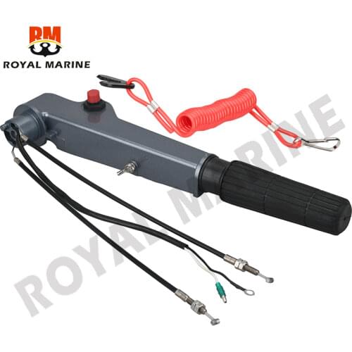 63V-42111-01-4D Handle Steering Assy with Cable For Yamaha 9.9HP 15HP 13.5HP F6 F8 F9.9 Outboard Engine 63V-W0084-00