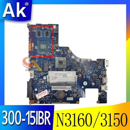 Akemy BMWC1/BMWC2 NM-A471 Motherboard For Lenovo 300-15IBR Laptop Motherboard CPU N3160/3150 GT920M 1G DDR3 100% Test Work