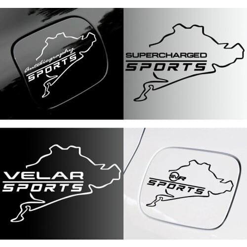 Car Vinyl Tank Cap Trunk Fashion Creative Decoration Sticker For Land Rover Sport Rnage Rover 2 3 4 Freelander 1 Defender svr