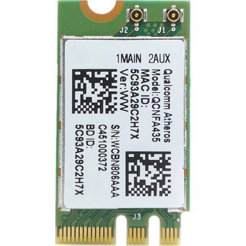 Wireless Adapter Card for Qualcomm Atheros QCA9377 QCNFA435 802.11AC 2.4G/5G NGFF WIFI CARD Bluetooth 4.1