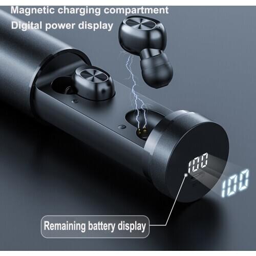 Wireless Earbuds Bluetooth 5.0 Earphone HIFI Mini In-ear Sports Running Headset Bluetooth Earbuds for Smart Phones B9 TWS