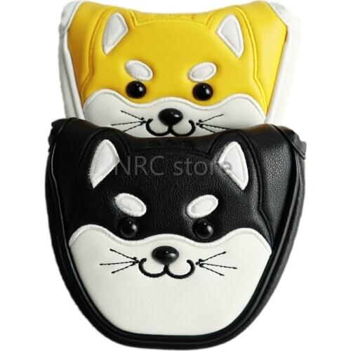 NRC Golf Mallet Putter Covers Magnetic Closure Customized Headcover Synthetic Leather