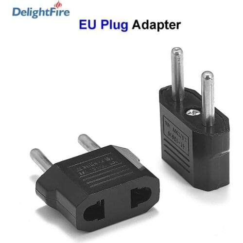 EU Euro US Plug Adapter US China to EU European Travel Adapter Electric EU Plug Adapter Converter Power Sockets 110-250V