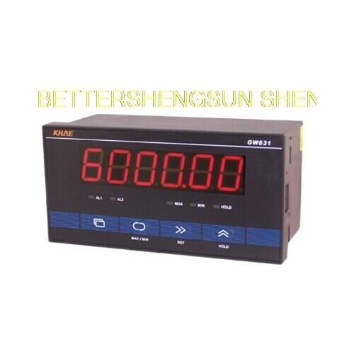 GW631 pulse meter / counter / tachometer / wire speed meter / frequency meter, /RS232 communication, MODBUS protocol