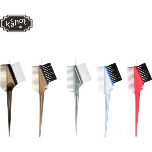 5pcs Hair Dyeing Brushes Hair Dye Comb Salon Professional Hair Tint Brush Hairdressing Fashion Hairstyle Design DIY Tool