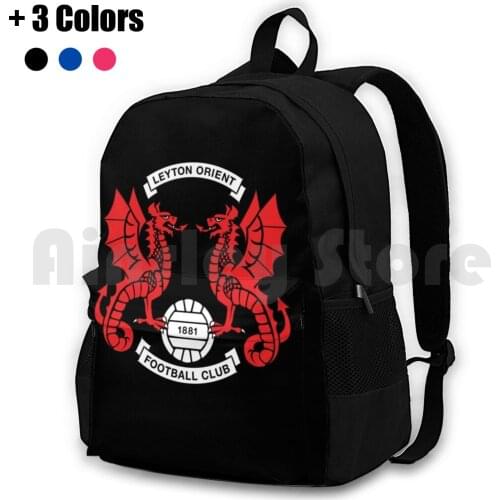 Best 2020 Outdoor Hiking Backpack Waterproof Camping Travel Cool Football Leyton Soccer Leyton England London Red English 2020