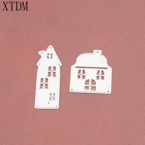 Metal craft house paper die cutting dies for Scrapbooking/DIY Easter wedding Halloween Easter card