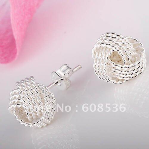 Fashion jewelry,Silver color plated earring, jewelry,Brand New E13