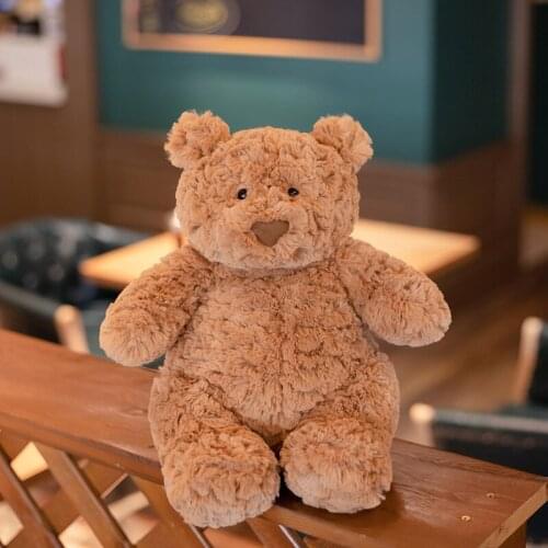 2021 New Cartoon Teddy Bear Plush Toy Stuffed Animal Soft Dolls Plush Brown Bear Toys Hugging Cushion Soft Pillow For Children