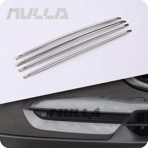 For Mazda CX-5 CX5 2019 2020 Front Fog Light Trim Strips cover stainless steel decoration Chromium Styling