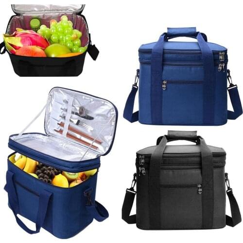 Portable Cooler Bag Ice Pack Lunch Box Insulation Package Insulated Lunch Bag Thermal Food Picnic Lunch Bags For Women Girl Wor