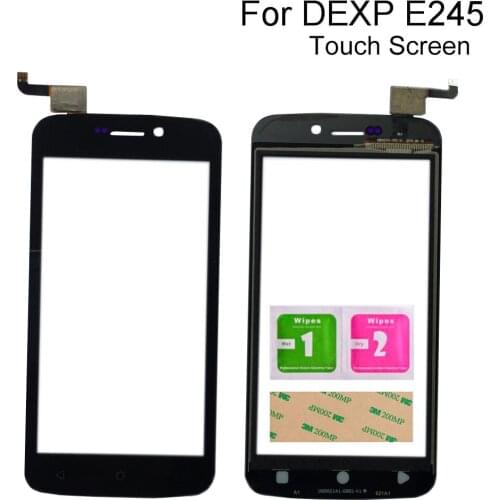 4.5'' Touch Screen For DEXP Ixion E245 Evo 2 Touch Screen Glass Sensor Panel Lens Tools 3M Glue