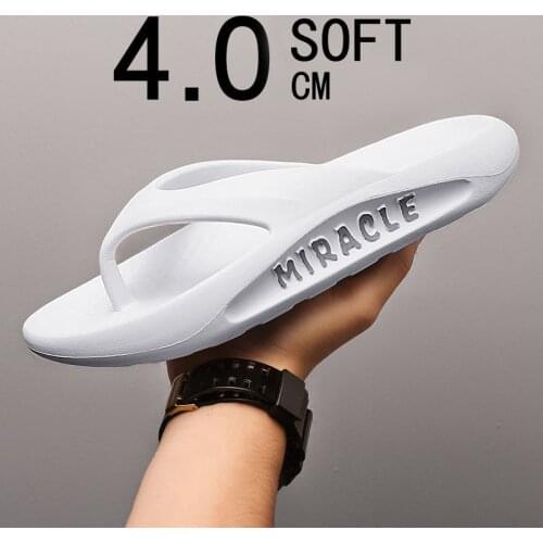 Topvivi men flip flops slipers luxury 2021 New Summer beach Shoes Man Soft comfortable white Slippers Men Male Footwear women