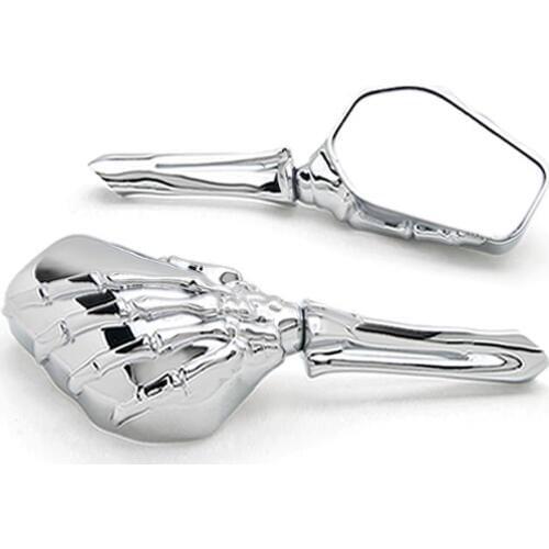 Brand new NEW Chrome Custom Motorcycle Skeleton Mirrors For Victory Ness Jackpot Arlen Series